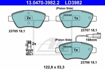 фото thumb №2, Диски тормозные колодки перед ate fiat siena