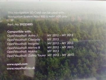 ПОСЛЕДНЯЯ КАРТА 2022 OPEL NAVI 600 900 RADAR