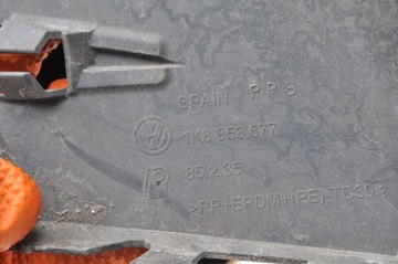 фото thumb №11, Volkswagen scirocco iii решітка решітка бампера 1k8853677