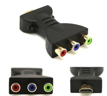 AV-АДАПТЕР RCA В HDMI-ПРЕОБРАЗОВАТЕЛЬ CINCH КАБЕЛЬ 1080P