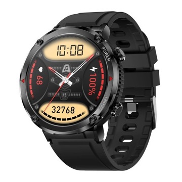 Умные часы Gravity GT21-6 + красный силиконовый ремешок