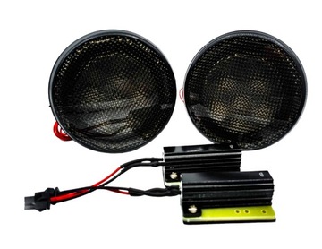 фото thumb №7, Лампочки led кольца поворотники drl jeep wrangler jk yj 07-18 halo тонированный