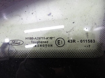 ОКНО КУЗОВА, ПЕРЕДНЯЯ СЛЕВА, FORD FIESTA MK8, 17 ЛЕТ