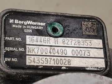 фото thumb №8, Турбонагнітач 16446rh82728353 7701478939 54359710028 1.5 dci borgwarner