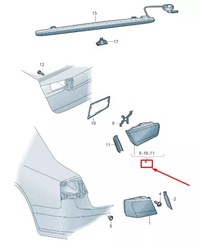 фото thumb №10, Audi a6 allroad 4g rear left сторона задняя дверь задний фонарь 4g9945093f oem