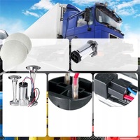 фото thumb №12, Клаксон пневматичний гучний сигнал 600 db 12 v хромована сигнал do aut