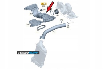 фото thumb №12, Набор ремонтный труба turbo mercedes clk c209 cls 219 320 cdi a6420908237