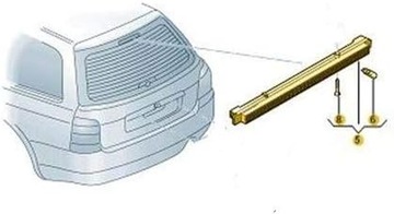 фото thumb №3, Оригинал свет сплава audi a4 b5 avant a3 8l a6 c4 8d9945097b