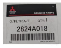 Купити Mitsubishi eclipse cross фільтри + ущільнювачі коробки передач 1.5 автоматична коробка передач cvt, фото thumb