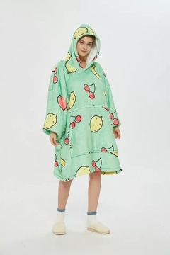 СВИТШОТ-ОДЕЯЛО Толстовка с плотным одеялом, мех Oversize XXL