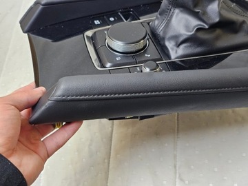 фото thumb №10, Захист dekor перемикач зміни коробки передач тунелю чохол mazda 3 iv bp