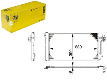 фото thumb №1, Конденсатор кондиционера vw t5 1,9 2,5tdi hella