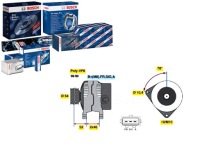 Купити Генератор bosch 986 049 171, фото thumb