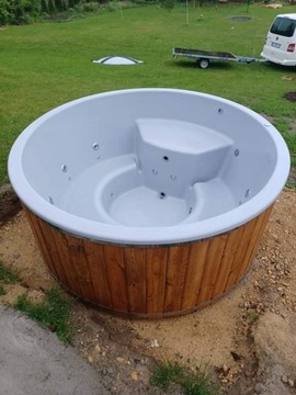 Balia ogrodowa 2,25m ruska bania jacuzzi basen