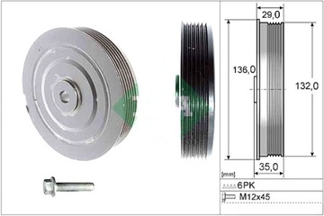 фото thumb №2, Колесо пасове вала колінчастого renault clio ii kangoo kangoo експрес