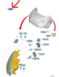 фото thumb №1, Фара лівий ford transit courier 2018-2023