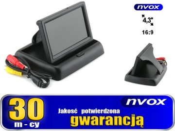NVOX Реверсивный монитор 4,3-дюймовый ЖК-МОНИТОРИНГ 12 В
