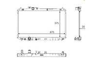 фото thumb №1, Nrf радиатор wody honda civic ix 1.8 i-vtec fk