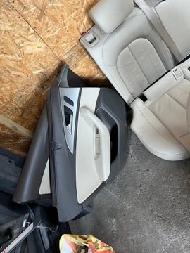 фото thumb №6, Сидіння диван обшивки kpl audi a6 c7 рестайлінг sedan шкіра beż