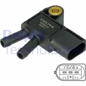 фото thumb №1, Delphi dps00014 датчик, давление выхлопных газов