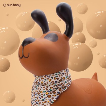 Джемпер детский Reksio коричневый с туфлями-лодочками и банданой Sun Baby