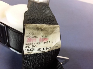 фото thumb №4, Micra k13 pas безопасности задний левый зад