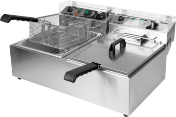 ДВОЙНАЯ ФРИТЮРНИЦА 2X6L 2X3KW YG-04622