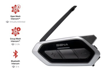 МОТОЦИКЛОВЫЙ ИНТЕРКОМ SENA 50R MESH BLUETOOTH 5.0 ДО 2000 М С FM-РАДИО