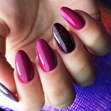 Claresa Lakier Hybrydowy Pink 551 różowy brokatowy