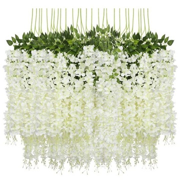 Искусственная глициния Wisteria Laburnum 110 см 12 шт.