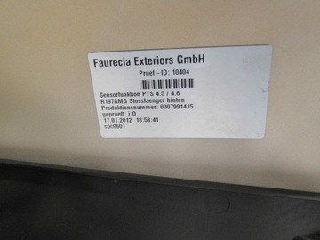 фото thumb №15, Mercedes бампер задній зад na датчики pts комплектний sls amg r197 197