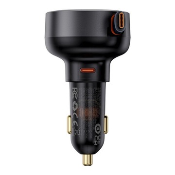 АВТОМОБИЛЬНОЕ БЫСТРОЕ ЗАРЯДНОЕ УСТРОЙСТВО BASEUS USB-C / USB-C КАБЕЛЬ 60 Вт ДЛЯ ПРИкуривателя