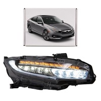 фото thumb №15, Honda civic x 2016-19 купе передній рестайлінг лампа передня led права 33100tedp11