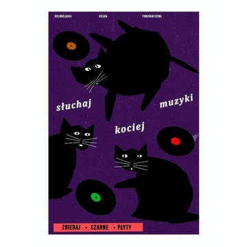Kotki SET Польская школа плаката, серия Kocia Art Cats