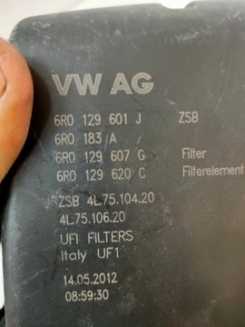 фото thumb №3, Корпус верхняя фильтра воздуха ibiza 6j 6r0129601j