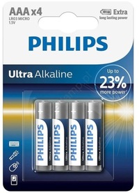 фото thumb №1, Акумулятор aaa ultra alkaline lr03 blister