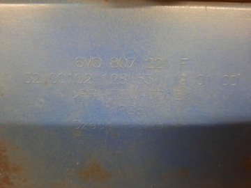 фото thumb №8, Skoda fabia iii 14-21 бампер перед переднє 6v0807221f