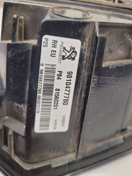 фото thumb №9, Лампа задняя w крышка багажника правая сторона peugeot 3008 2 2018 9810477780