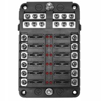 фото thumb №8, Коробка корпус запобіжників 12 шестиполюсна модуль 12 szt запобіжників набір