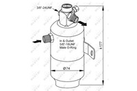 фото thumb №11, Nrf осушувач кондиціонера mercedes slk r170 2.0 2.3 09.96-03.00