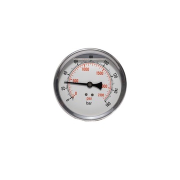 Манометр «мокрый» 63 G1/4’’ ЗАДНИЙ, 0–160 бар