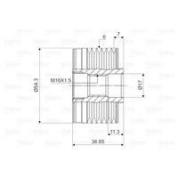 фото thumb №4, Колесо пасове генератора citroen