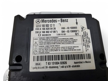 фото thumb №5, Mercedes-benz ml w166 a1669001211 модули подушек воздушных