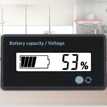 ZEWNĘTRZNY WYŚWIETLACZ LCD DO AKUMULATORÓW