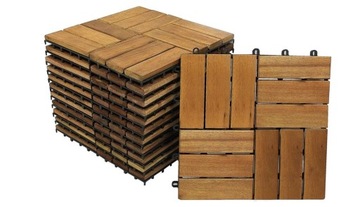 ДЕРЕВЯННАЯ ПЛИТКА ДЛЯ ТЕРРАСЫ ПАНЕЛИ ДЛЯ БАЛКОНОВ 31x31