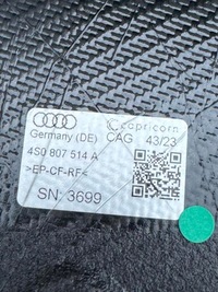 фото thumb №11, Спойлер планка накладка перед audi r8 4s0 рестайлинг карбон левая правая накладка