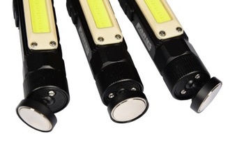 Светодиодный фонарик водонепроницаемый IP44 2в1 3Вт USB AKKU