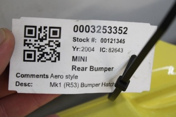 фото thumb №6, Mini r53 jcw aero бампер зад задній