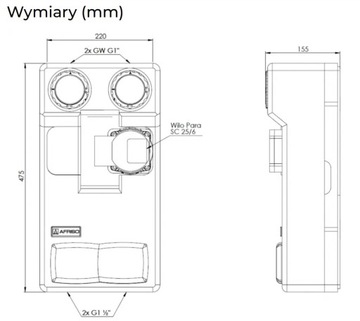 НАСОСНАЯ ГРУППА AFRISO PRIMOTHERM 180-1 НАСОС WILO