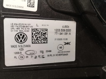 фото thumb №12, Vw t7 multivan лампа ліва повний led 7t1941081a